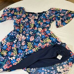 NWOT Short Flower dress